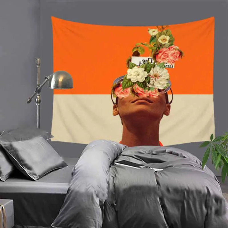 Персонаж Imagine гобелен дом красота настенные Висячие Цветы Бохо диваны домашний