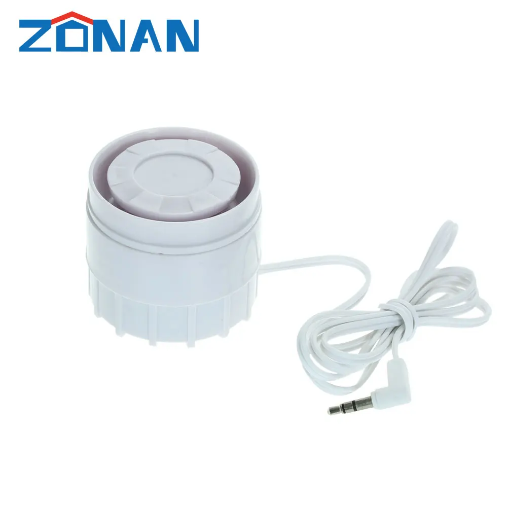 ZONAN WS513 External Mini Wired Siren 110dB Prompt Alert Alarm For GSM 3G 4G Wireless Home Security Sound Alarm System