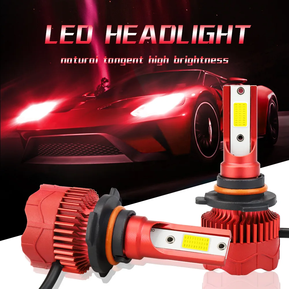 

9006 hb4 led headlig Super Bright Car LED Headlight 24W 6500k LED Bulb Auto Fog Light 12V LED Lamp Headlight Lens Car Light Bulb