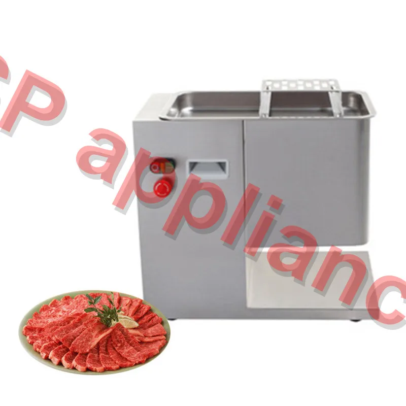 Фотомашина автоматическая мясорубка слайсер блок машина для нарезки мяса