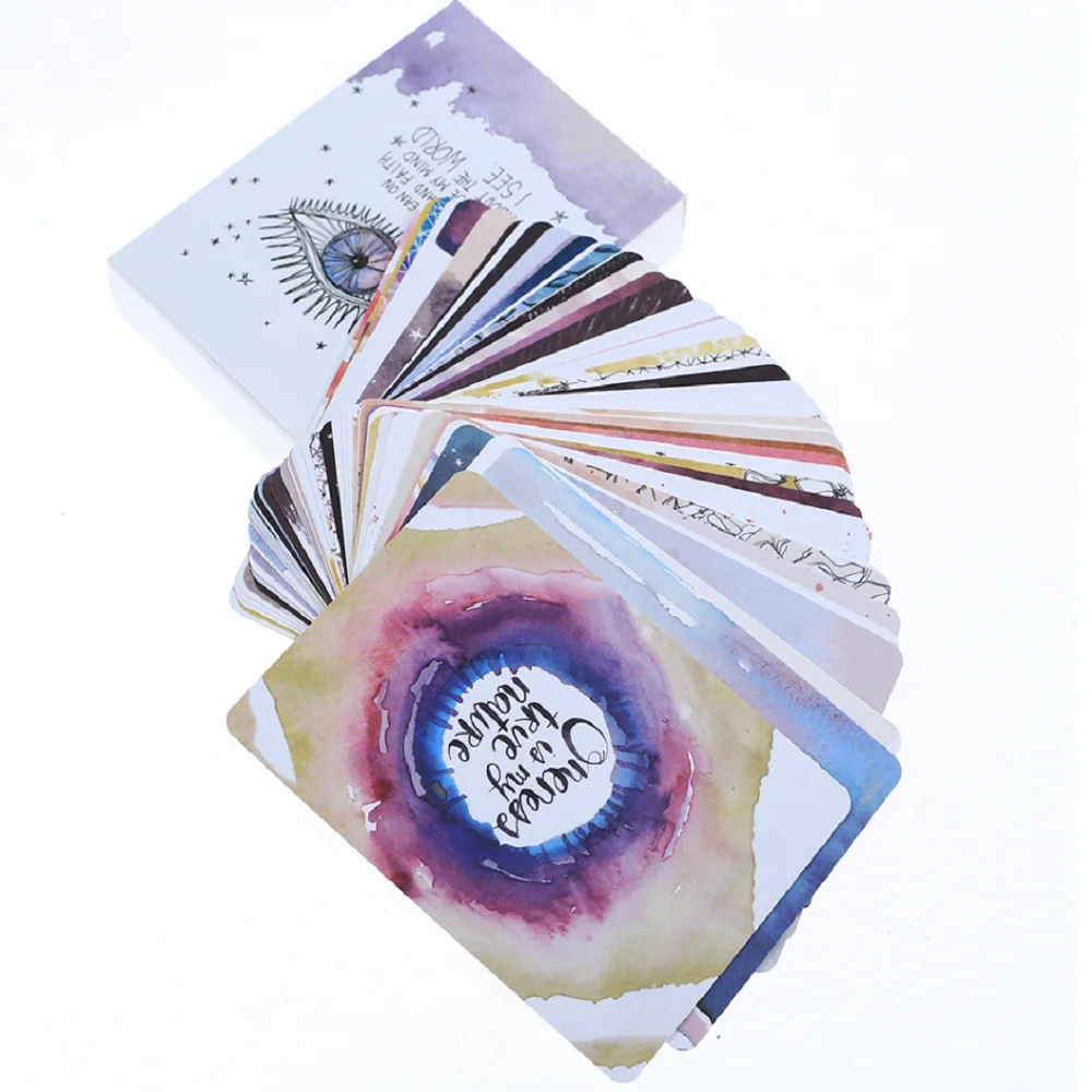 

52 Pcs Oracle Tarot universe Oracle Cards Board Deck Games Palying Cards For Party GameTarot Deck Board Game Cards