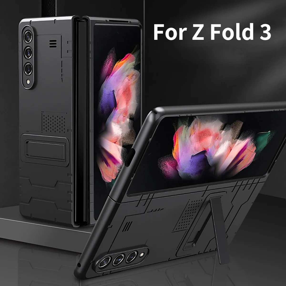 

After 8.30 Sell Metal Bracket New for Samsung Galaxy Z Fold 3 Case for Galaxy Z Fold3 5G Case