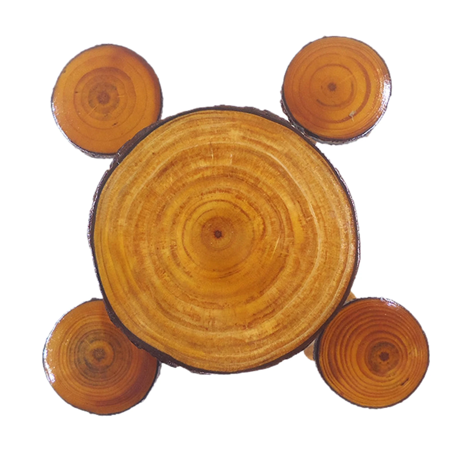 

1:12th Dollhouse Toy Miniature Furniture Wooden Outdoor Garden Table Chair