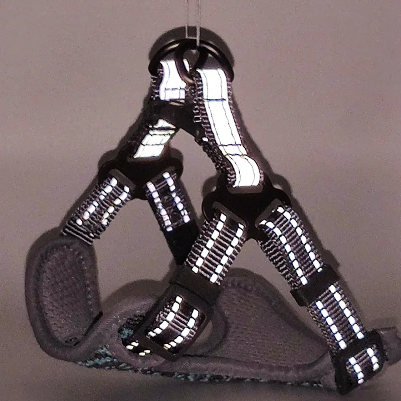 Шлейка для собак жилет Холщовый и светоотражающий шлейф маленьких средних