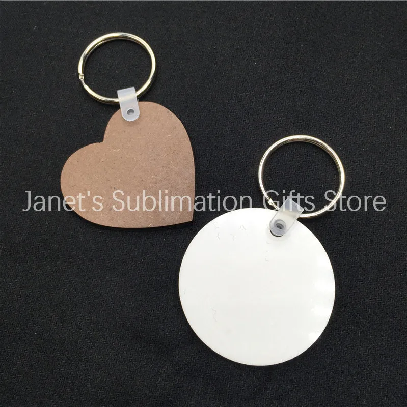 MDF сублимационный брелок чистые деревянные сублимационные фото брелки 100 шт./лот