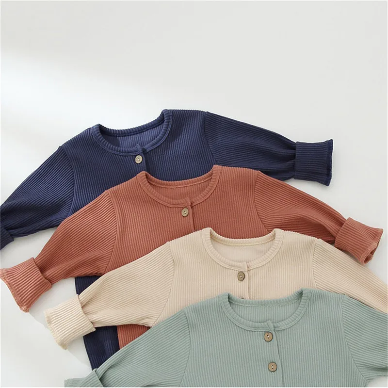 Детские комбинезоны для мальчиков и девочек комплекты одежды младенцев Осенние