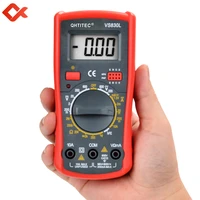 qhtitec multimeter dc digital ammeter acdc voltage ohm meter 3 in 1 current tester electronic measuring instruments vs830l