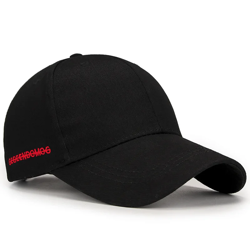 Fashion Simple Solid Color Letter Embroidery White Black Men Women Cap Visor Baseball Caps Snapback Bone Casquette Gorras Hats | Аксессуары