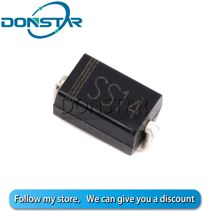 100 шт. SS14 SMA 1N5819 IN5819 DO 214AC 40 в диоды Шоттки|Диоды| |