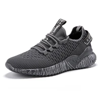 2021 new fashion sneaker for men light weight breathable mesh shoes outdoor sports gym shoes fly weave comfortable jogging shoes