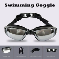 water sports equipment electroplating mirror diving glasses swimming goggles anti uv anti fog glass waterproof eyewear