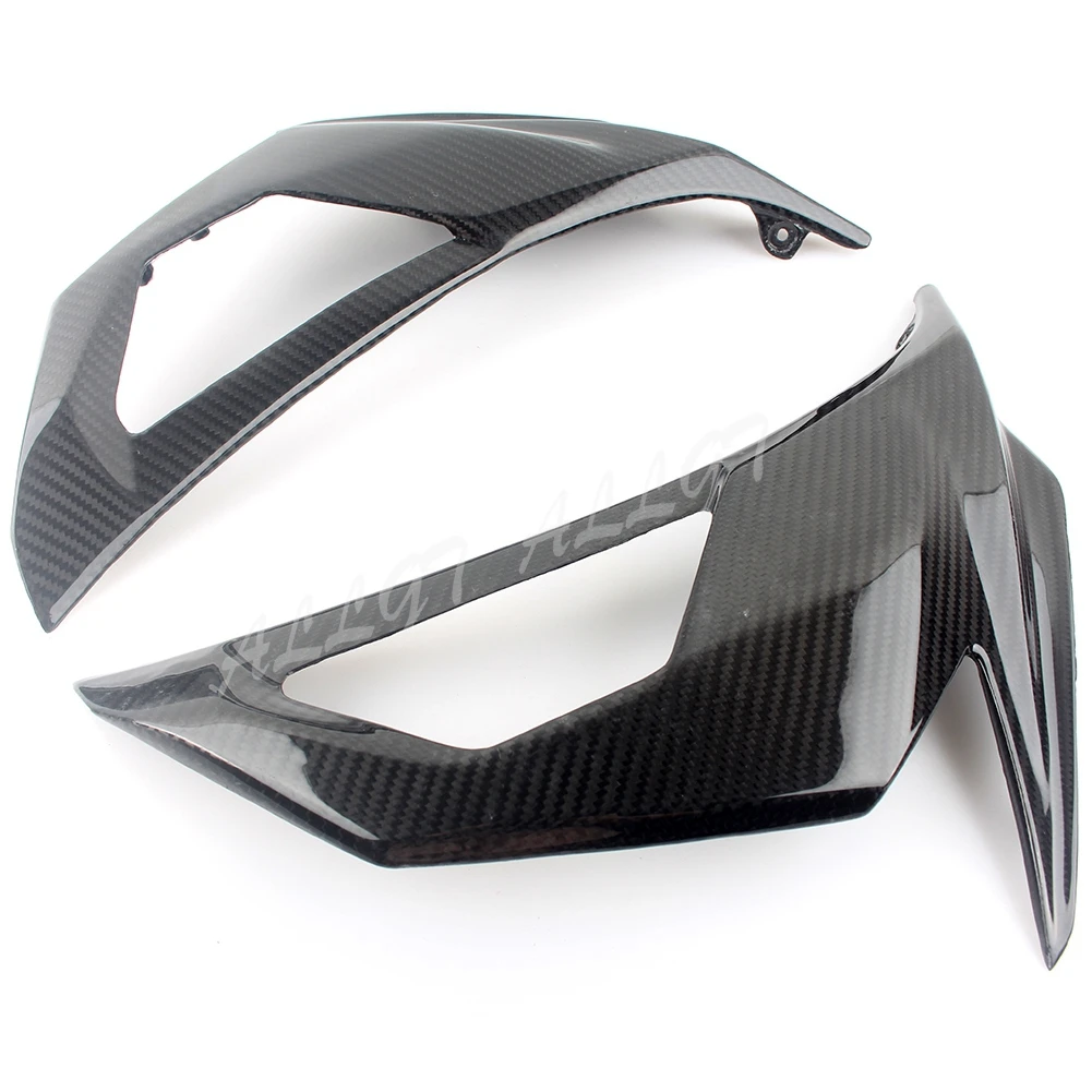 Боковой светильник покрытие обтекателя защита хомута 3K углеродное волокно