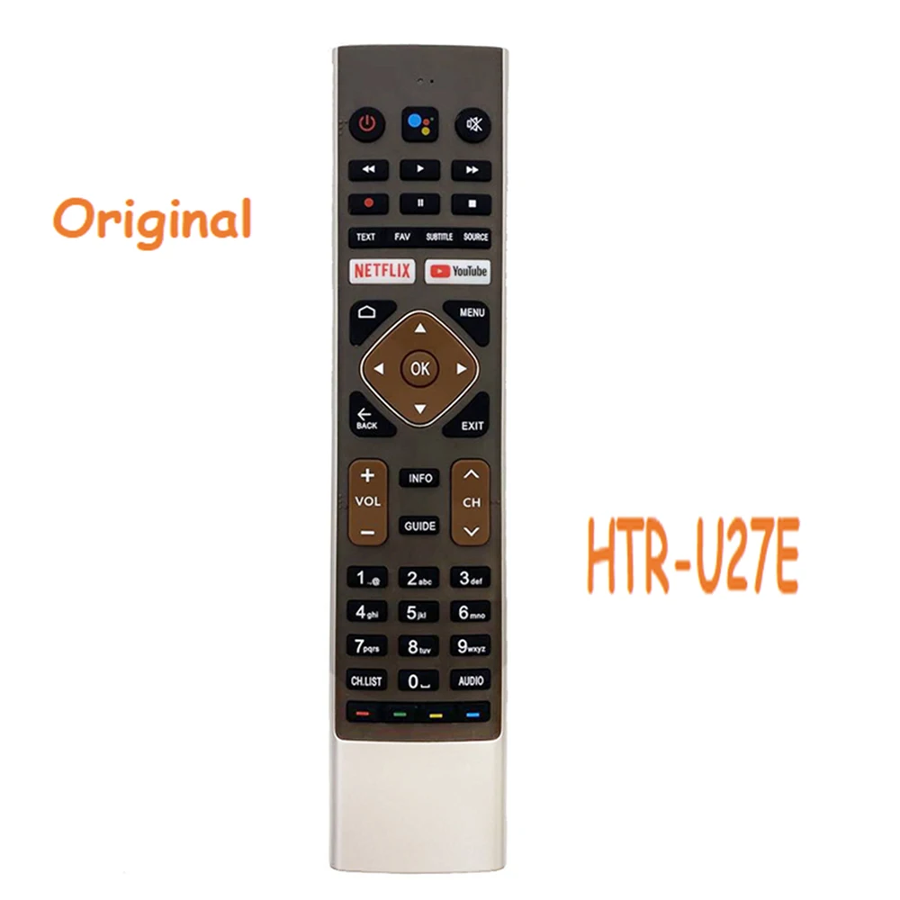 

HTR-U27E New Original Remote Control for Haier Bluetooth Voice LCD LED Smart TV with Netflix YouTube LE55K6600UG Fernbedienung