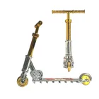 Мини электрический скутер двухколесный скутер-балансир с детские развивающие игрушки скутер для пальца велосипед гриф скейтборд DIY скутер для пальца игрушки