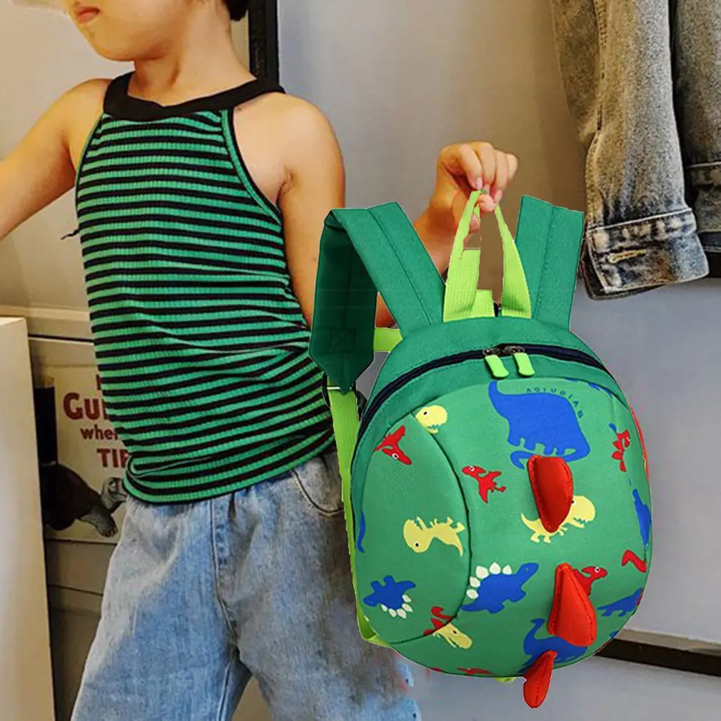 

Children's Backpack Cute Print Cartoon Little Dinosaur Anti-lost Children School Bags For Boys Girls Toddler Kids Backpack Gifts