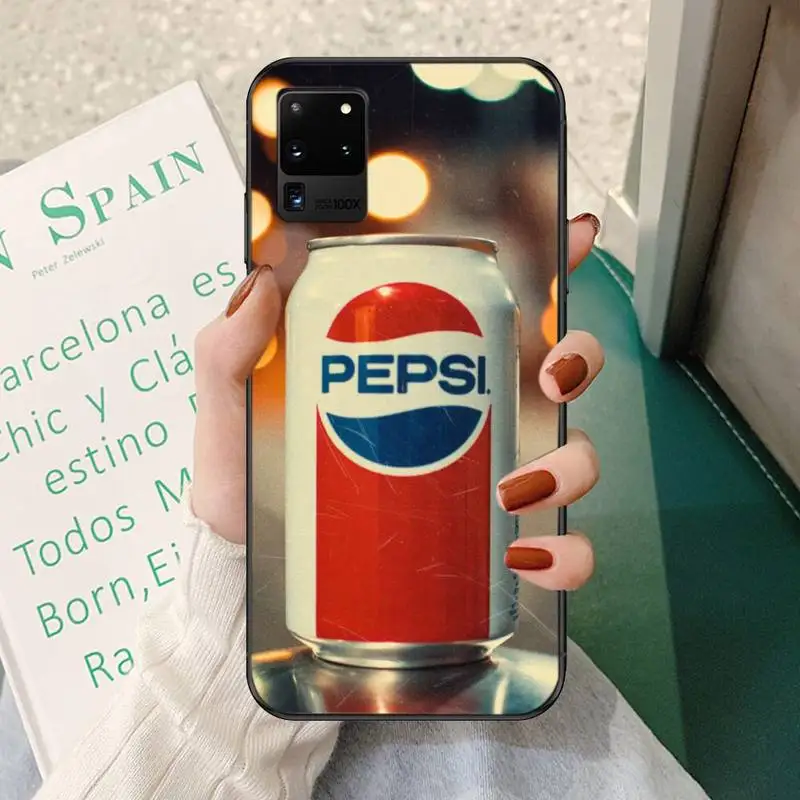 

Phone Case For Samsung A51 71 31 30s 21s Galaxy S9 10 20 Plus Note9 10pro 20 20ultra Soft Cover Famous Soda Brand Pepsies Art