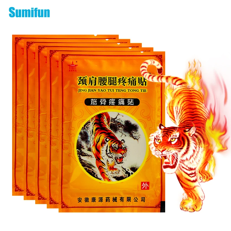 Для выведения токсинов 40 шт китайский пластырь Tiger Balm травяные обезболивающие