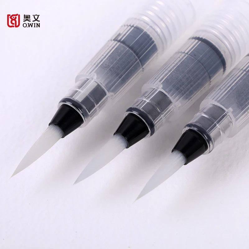 Высококачественные нейлоновые перьевые ручки с водяной щеткой Paul Rubens для