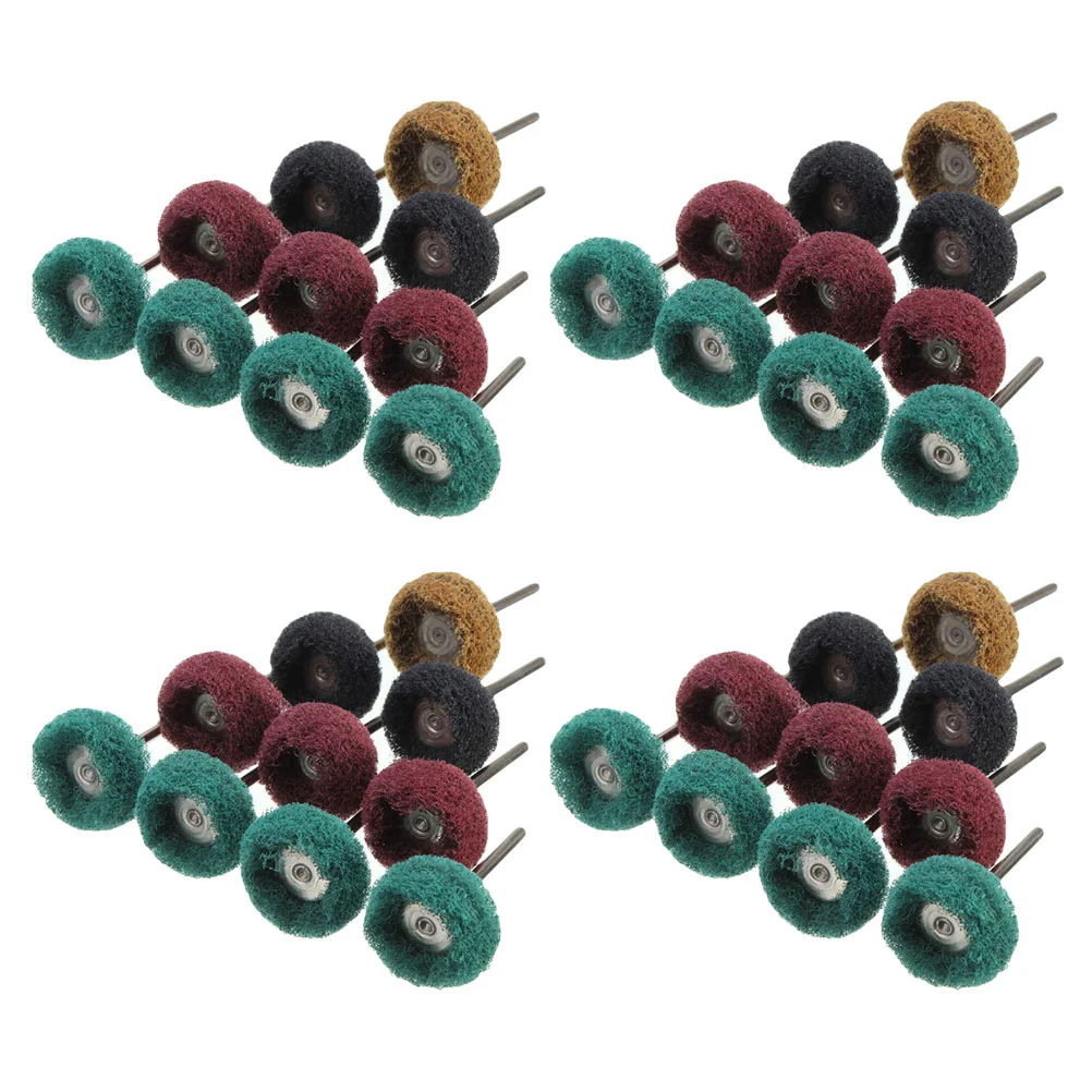 

40pcs Polishing Wheel Sanding Head Polishing Brush Part (Assorted Color)