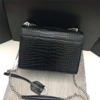 alneed genuine leather handbag shoulder bag messenger bag luxury designer handbags brand bag chain crossbody bags crocodile bag