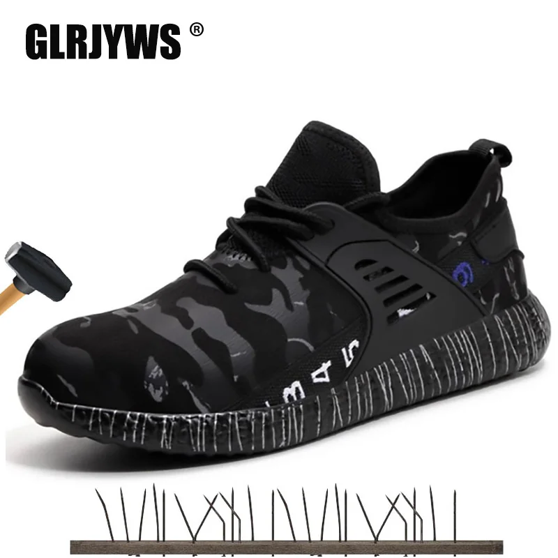 Новинка модная защитная обувь композитные ботинки со стальным носком