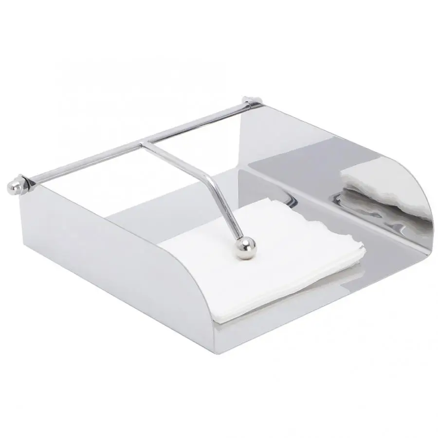 Нержавеющая сталь Отель домашний офис Настольный бумажный стол коробка для