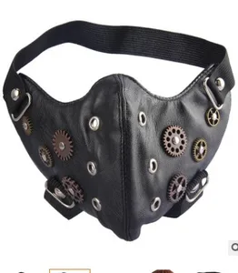Паровая панкомотивная кожаная хлопковая Зимняя Маска для снаряжения, лидер продаж