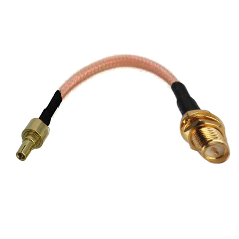 10 шт Позолоченные CRC9 мужчина к RP SMA женский RG316 RF прямой отрезок провода