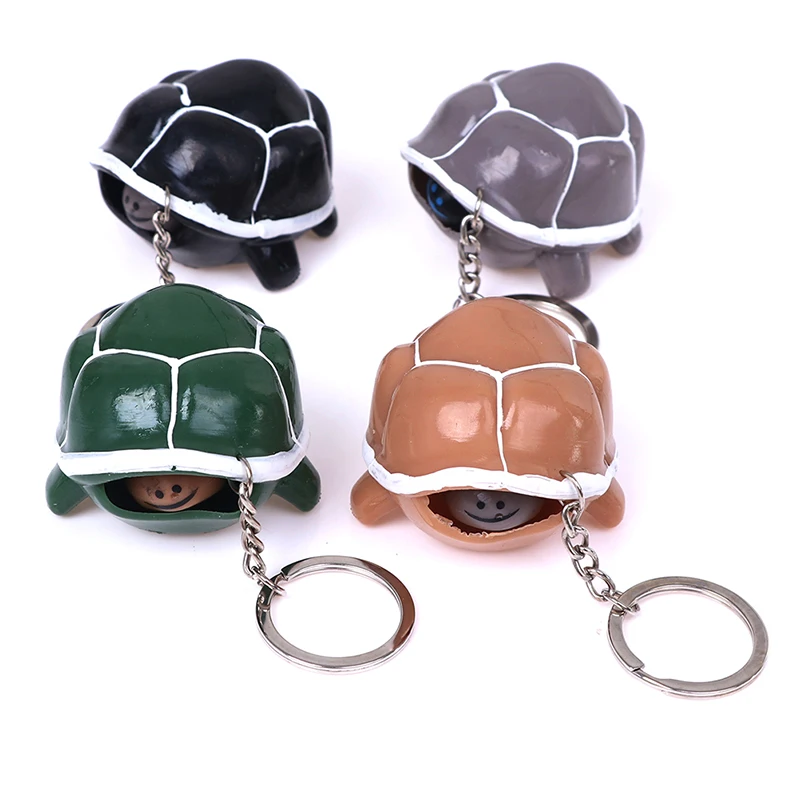 

Милая черепаха телескопическая голова брелок мультяшная черепаха кольцо для ключей антистресс сжимаемые игрушки смешная вентиляционная и...