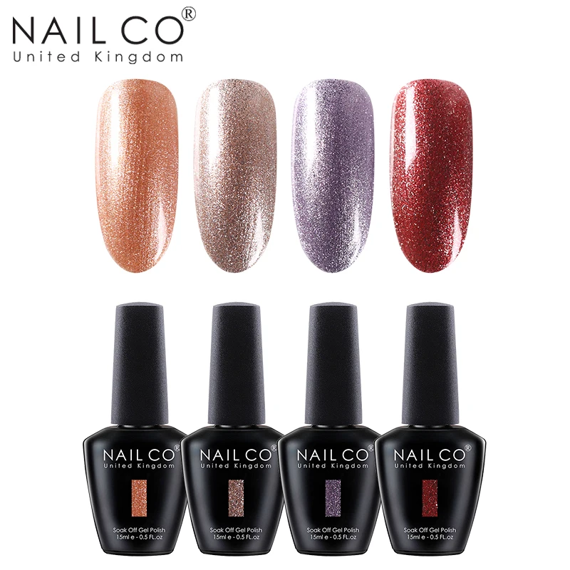 ZH36 NAILCO 4 шт. 15 мл Гель-лак для ногтей гибридный УФ-лак светодиодный замочить краска собственного приготовления гель УФ-гель Полупостоянный праймер Эмаль Гель - Цвет: ZH36