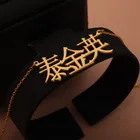 Индивидуальное ожерелье с китайским именем, индивидуальное китайское раннее колье, ювелирные изделия из нержавеющей стали для лучшего друга