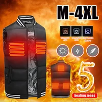 2020electric heated vest usb heating carbon fiber 3 temperature levels safe electric warm vest for winter outdoor camping hiking