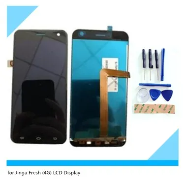 Для Jinga Basco M500 3g 4G ЖК-дисплей кодирующий преобразователь сенсорного экрана в сборе запасные части