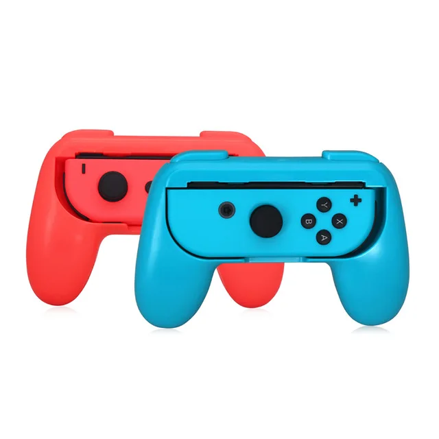 Only Handle Grip 10 в 1 дорожный переключатель Joy-con аксессуары 2 гоночное рулевое колесо 2 ручка 6 аналоговые колпачки для Nitendo переключатель Nintendo doswitch - Цвет: Only Handle Grip