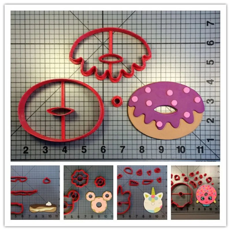 Еда и напитки пончики с Микки Маусом для единорога голова eclaire форма пончиков fondant