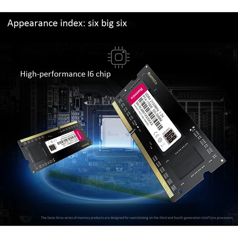 

Ramsta Suitable for Notebook Computer Memory Module DDR4 2666 High Performance IC Chip to Release the Ultimate Performance