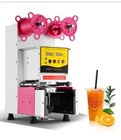 9095mm automatic cup sealing machine plastic and paper cup tray sealer portable yogurt cup sealer for bubble tea eqipment