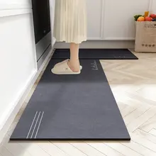 2021 Long Kitchen Carpet Comfortable Washable Suede Fabric Bathroom Mat Home Bedroom Non-Slip Oil Water Absorbent Floor Mats 2021 Long Kitchen Carpet Comfortable Washable Suede Fabric Bathroom Mat Home Bedroom Non-Slip Oil Water Absorbent Floor Mats