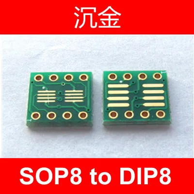 

Lead-free So/msop/tssop/soic/sop8 to Dip8 Wide-body Narrow-body Transfer Board PCB 8pin
