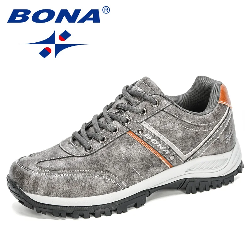 Кроссовки мужские BONA Резиновые Нескользящие для прогулок походов 2020 | Спорт и