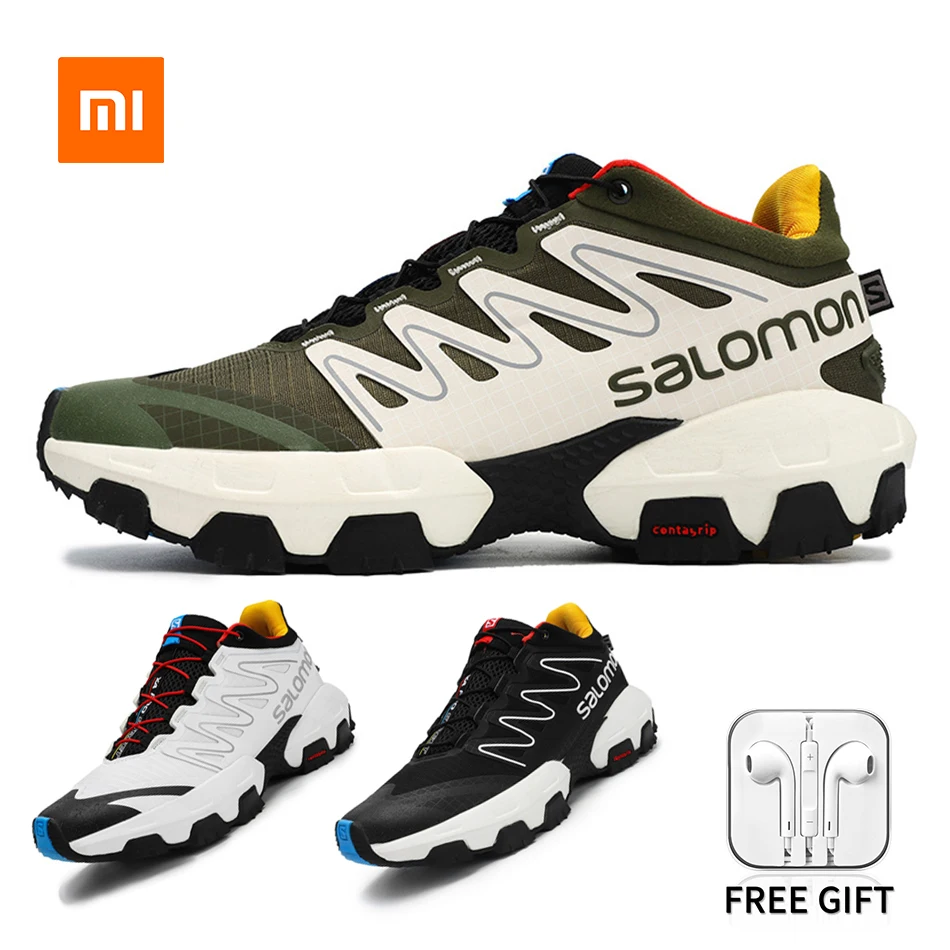  Кроссовки Xiaomi Youpin Salomon мужские, повседневная обувь, модные роскошные нескользящие легкие кеды для походов, мужская спортивная обувь дл…