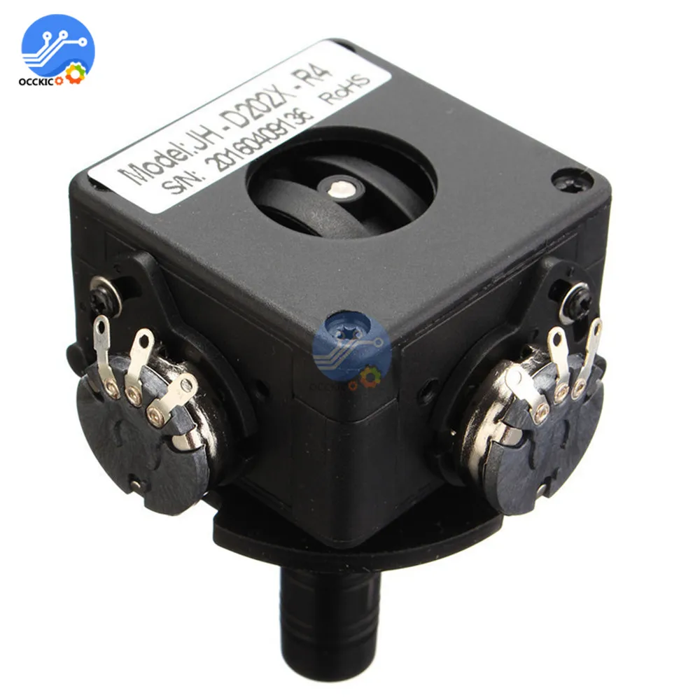 JH-D202X-R2 2-Axis Electric Joystick Reset Potentiometer 5K Ohm 2D Monitor Keyboard Controller | Электроника