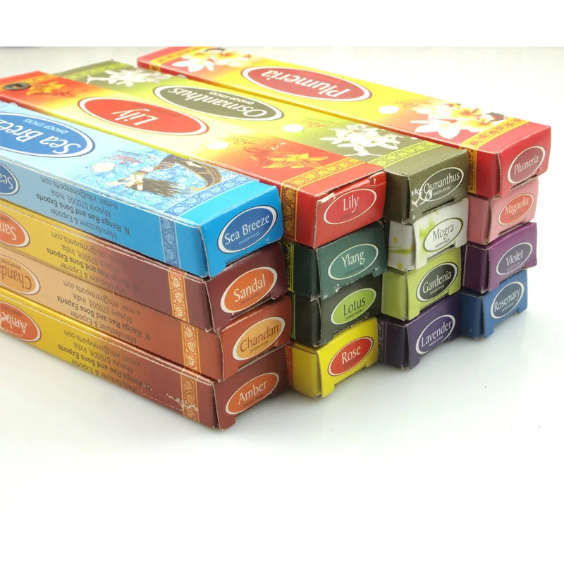 Палочки для благовоний разноцветные дымчатые дезодорирующие палочки ручной