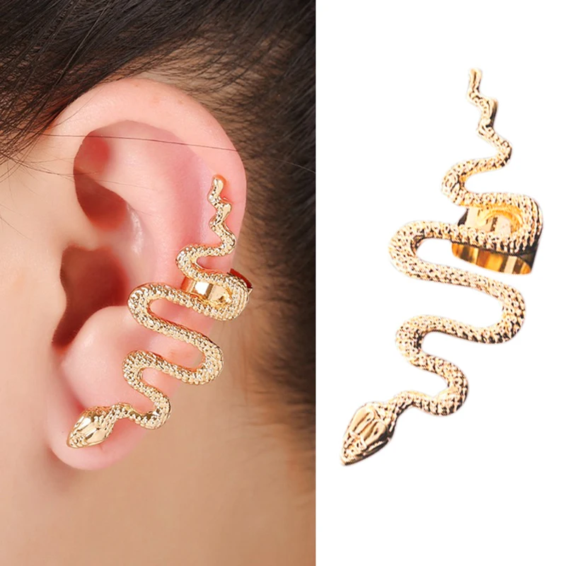 1 шт. серьги в виде змеи винтажные Hyperbole Cobra для женщин и мужчин ювелирные изделия