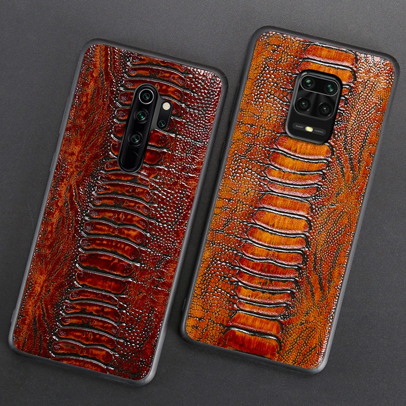 Кожаный чехол для телефона Xiaomi mi-8 A1 A2 A3 Lite 5X 6X Mix 2s 3/Redmi 6 6A 7 7A 10X 4G K20 K30 Pro страуса