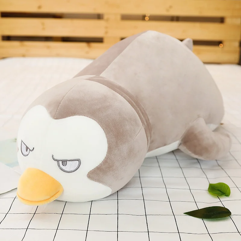 penguin 110 см кровать angry Shark спальная Подушка Пингвин уплотнения подходит для детей и подушка для взрослых море животное кукла плюшевый подарок для детей - Цвет: penguin