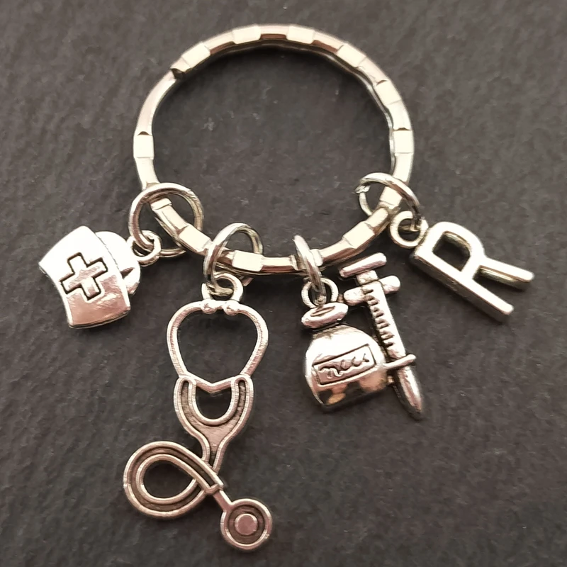 Шприц стетоскоп брелки брелок доктор медсестры медицинский Выпускной мужской