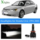 Xlights автомобильные лампы для Honda Civic 1994 1995 1996 1997 1998 1999 2000 2001 2002 2003 светодиодные фары ближнего света дальнего света Canbus фары авто свет лампы фары лампы головного света 12 В 24 В аксессуары