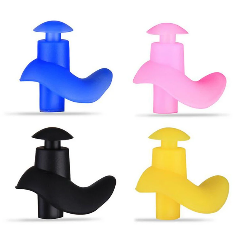 

1 Pair Silicone swimming earplugs waterproof Soft Ear Plugs anti-noise Dust-Proof Diving Water Sports Swimming Accessories