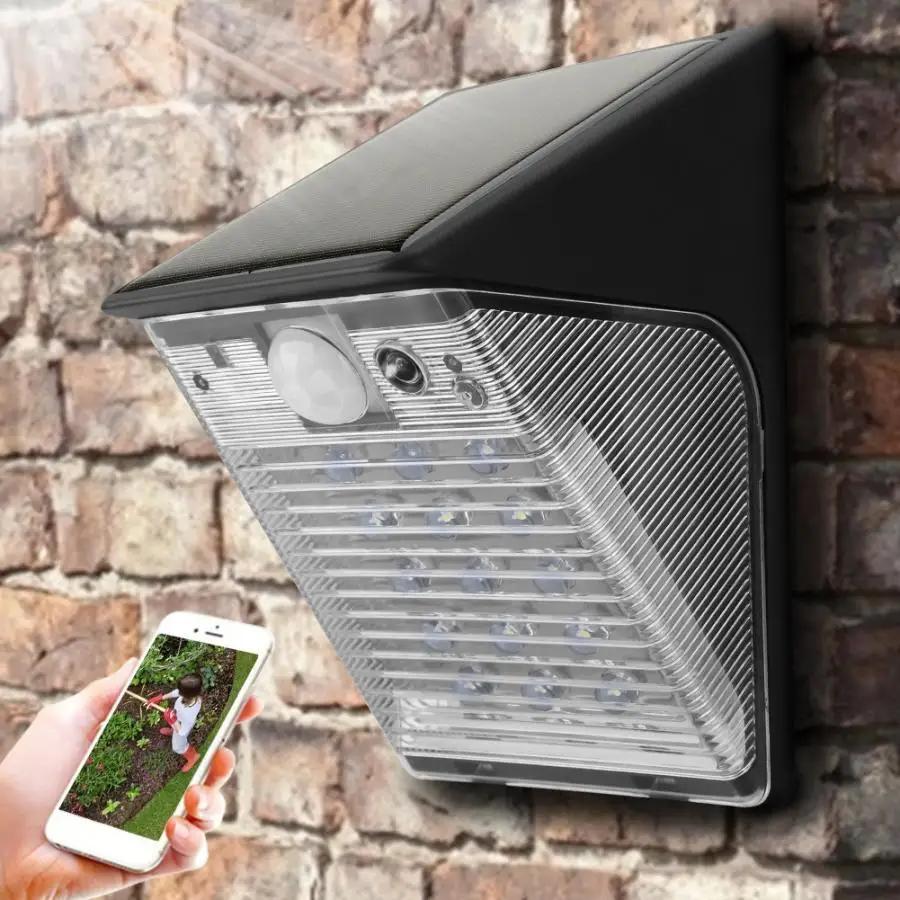 1080P Солнечная камера безопасности беспроводная Wifi видеонаблюдения